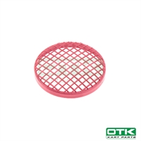 Intake silencers filter, red